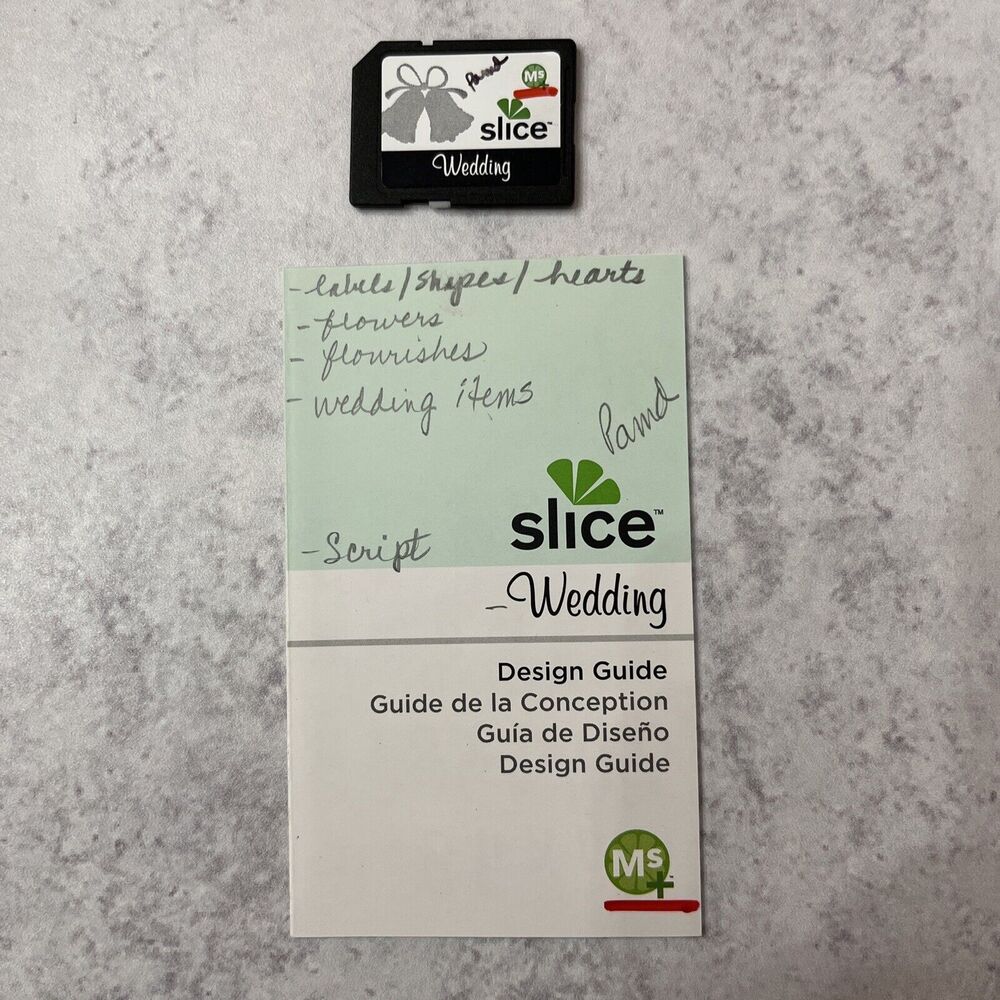 Slice Cordless Digital Wedding Design SD Card